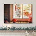 thumbnail image 2 of wall26 Canvas Print Wall Art Window View Winter Frost Santa Claus Celebrations &amp; Holidays Decorative Illustration Modern Art Scenic Colorful Warm for Living Room, Bedroom, Office - 16"x24&qu, 2 of 5