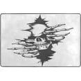 thumbnail image 3 of GZHJMY Human Skull Non Slip Area Rug for Living Dinning Room Bedroom Kitchen, 2' x 3'(24 x 36 Inches / 60 x 90 cm), Halloween Skull Nursery Rug Floor Carpet Yoga Mat, 3 of 6