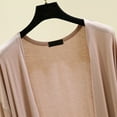 thumbnail image 6 of Uooqdmx Light Weight Cardigan Women Summer Cardigan Long Cardigans for Women Open Front Cardigan for Women Light Cardigans for Women, Khaki L, 6 of 9