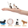 thumbnail image 4 of Toymany 8PCS Realistic Cat Figurines Toy Set, 4 of 8