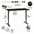 thumbnail image 3 of Move 80 Series 48W x 30D Adjustable Desk in Mocha Cherry - Engineered Wood, 3 of 7