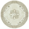 thumbnail image 3 of SAFAVIEH Tucson Jayla Oriental Machine Washable Area Rug, Sage/Ivory, 4' x 4' Round, 3 of 13