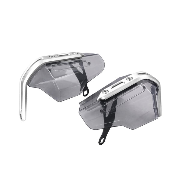 Deflector de viento Zulema Protector de mano para motocicleta Marrón y Plata