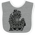 thumbnail image 3 of Inktastic Michigan Silhouette Mandala Boys or Girls Baby Bib, 3 of 4