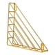 thumbnail image 5 of Estantería de pared triangular flotante para libros, ahorra espacio, decorativa, archivador para discos de vinilo, hogar, aula, oficina., 5 of 9