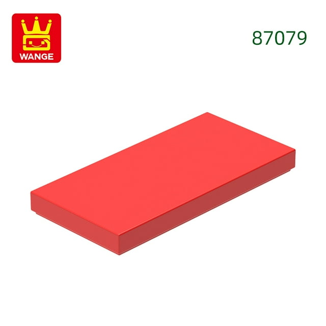 106Pcs/Lot 87079 2x4 Smooth Building Blocks MOC Classic Accessories Compatible with Brick Children Toys Gift Box 11.Red about 106pcs