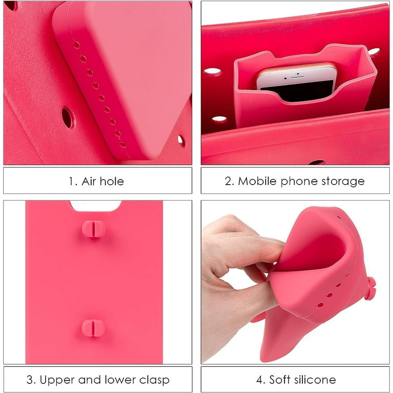 Bogg Bag Silicone Mobile Phone Storage Bag Beach Hole Bag