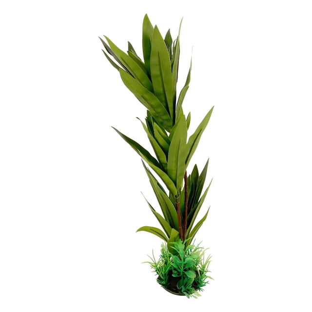 FUTUREORYY Green Artificial Aquarium Plant with Natural Look for Fish Tank and Home Decoration