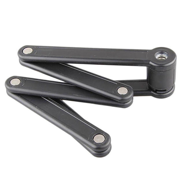 Candado de bicicleta plegable Sunnimix Antirrobo para Motocicleta MTB 180x54x25mm