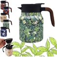 thumbnail image 1 of Kelansu Tea Pot,Kelansu Teapot,Doresty Teapot,Raidley Vintage Floral Pattern Tea,Doresty Tea With Infuser,Vintage Floral Pattern Tea-Built-In Infuser,Stainless Steel Thermal Carafe (D,1000ML), 1 of 1