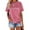 B-Pink, variant on Mountain Heartbeat Tshirt Graphic Tees Women Ladies Tee Shirts Short Sleeve