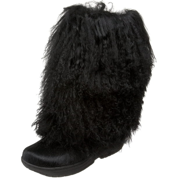 Bearpaw mongolian top fur boots