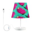 thumbnail image 2 of Cartoon Dragon Fruit Desk Lamp LED Table Nightstand Lamps with 3 Color Temperatures for Home Bedroom Living Room Decor 8x12, 2 of 8