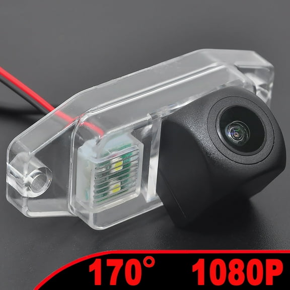 170° HD 1080P AHD Fisheye Night Vision Car License Plate Light Rear View Camera For Toyota Prado Land Cruiser 120 2007-2011