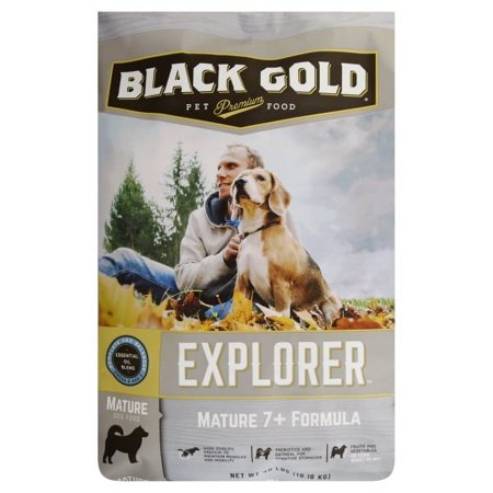UPC: 0677072262027 | Black Gold Explorer Mature 7+ Formula Dry Dog Food