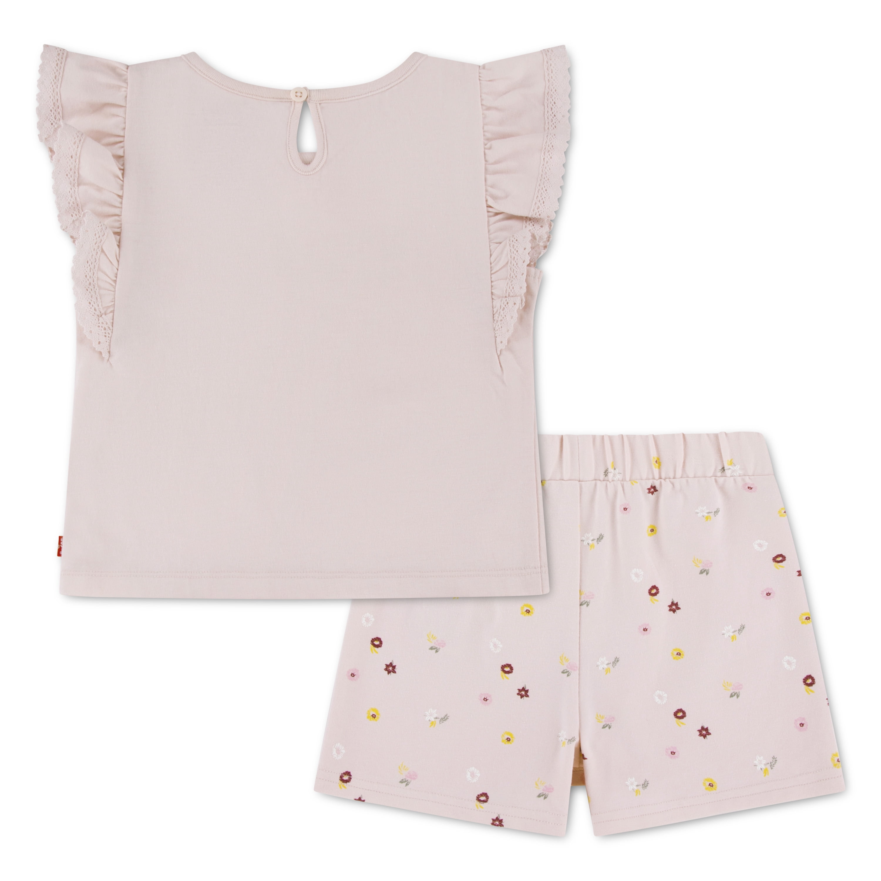 Levi's Girls Knit Top and Ditsy Skort Set, Sizes 2T-6X
