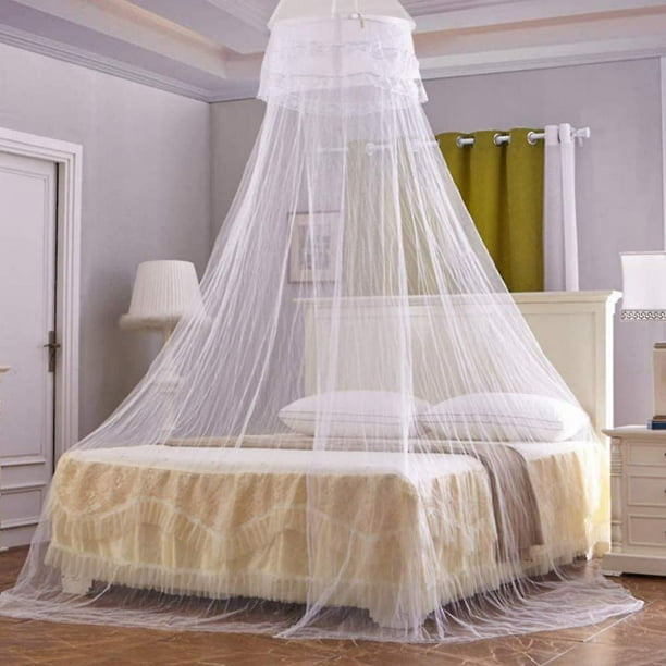 Mosquito Net For Travel And Home, Universal White Dome Mosquito Net Mosquito  Mesh Net Bed Tent With Adhesive Hook Travel Bag 