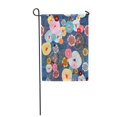 thumbnail image 1 of JSDART Yellow Beautiful Colorful Abstract Pattern on Dark Blue Pink Garden Flag Decorative Flag House Banner 12x18 inch, 1 of 1