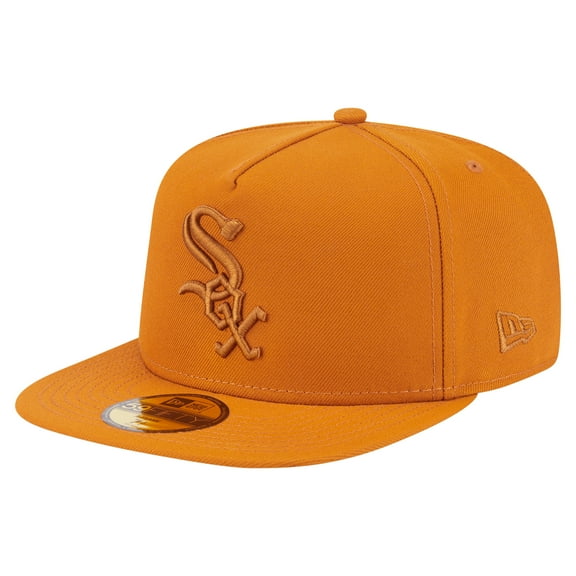 Men's New Era Orange Chicago White Sox Color Pack A-Frame 59FIFTY Fitted Hat