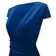 thumbnail image 6 of FAKKDUK Women's Summer Casual Loose Sundress Long Dress Sleeveless Deep V Neck Side Split Maxi Dresses Going Out Elegant Party Cocktail Long Dress, Blue&L, 6 of 8