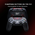 thumbnail image 4 of GameSir Tarantula Pro Wireless Controller for PC Switch Buttons & Mag-Res TMR Joysticks, 9 Mappable Buttons, Multi-Platform Controller for PC/Switch/iOS/Android, RGB Lighting, 1200mA, 4 of 8