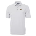 thumbnail image 2 of Men's Cutter & Buck Gray Akron RubberDucks DryTec Virtue Eco Pique Stripe Recycled Polo, 2 of 3