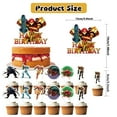thumbnail image 4 of 32 Pcs For Metroid Cartoon-Themed For Prime Party Decoration Set - Includes Banner, Cake Topper, 12 Cupcake Toppers, and 18 Balloons for Celebratory Occasions, 4 of 4