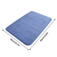 thumbnail image 6 of Fridja Absorbent Soft Memory Foam Mat 17" x 24" Bath Bathroom Bedroom Floor Shower Rug Decor Soft Absorbent Bathroom Rugs Non Slip Bath Rug Runner for Shower Bathroom Floors, 6 of 6