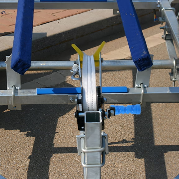 jojofuny Blue Plastic Boat Trailer Roller Replacement with Wear Resistant Material for Stability