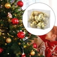 thumbnail image 3 of 12 piezas de adornos colgantes para Navidad BLESIY decoración navideña con forma de corazón Oro, 3 of 7