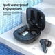 thumbnail image 5 of Sidaley Auriculares inalámbricos compatibles con Bluetooth 5,0 en la oreja sonido estéreo graves fuertes IPX6 auriculares impermeables auriculares Cables de audio/vídeo Negro, 5 of 6