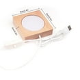thumbnail image 2 of Mini Light Base Illumination Usb Multipurpose Wood Square For 2d Or 3d Crystal Creativity Led Craft Lamp Holder, 2 of 12
