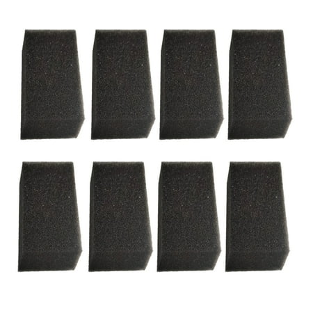 Genligt Aquarium Filter Pads Black Aquarium Sponge Filter Sponge Foam Filter Material 7.5 x 4 x 2.75 8 Pack