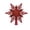 Red, variant on Glitter Snowflake Christmas Tree Topper Star, Gold Silver Red Sparkly Tree Top Decoration with 3D Snowflake Design for Xmas Holiday Party Home Fireplace Winter Farmhouse Christmas Tree Decor