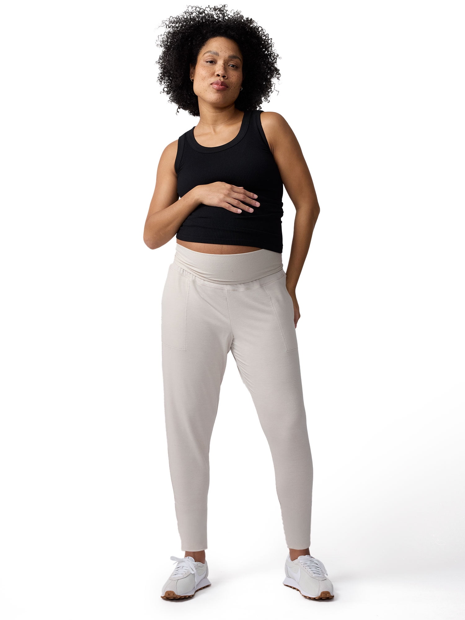 Ingrid & Isabel For Every Belly Women's Maternity Comfort Knit Jogger, Sizes S-XXL
