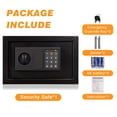 thumbnail image 4 of Safe and Lock Box Digital Electronic Security Keypad Black Safe Box for Home Office Travel Business Use, 4 of 8