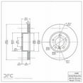 thumbnail image 3 of Dynamic 900-31089 DFC Hi-carbon Alloy Geomet Coated Rotor Fits select: 2007-2018 BMW 328, 2013-2018 BMW 320, 3 of 4