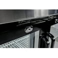 thumbnail image 6 of Heavy Duty Commercial Black Back Bar Cooler with 2 glass doors (24" depth 48" length), 6 of 8