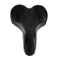 thumbnail image 4 of Asiento Silla Acolchado de Montar Suave Elástico Curvado Forma Respirable Resistente a Golpes Bicicleta Sunnimix Sillín de bicicleta Color Negro Tamaño 28 x 15 cm, 4 of 8
