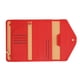 thumbnail image 4 of Funda para pasaporte RFID, portátil, de piel sintética suave, para viajes de negocios, color rojo brillante, 4 of 14