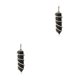 thumbnail image 1 of Qarigey Alambre envuelto encanto hombres joyería hallazgos aniversario regalo colgante cristal encantos DIY collar cadena pendientes Negro 2piezas, 1 of 5
