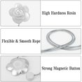 thumbnail image 2 of Alzapaños magnéticos para cortinas Sincero Camellia Paquete de 2 Clips decorativos de resina Hogar, 2 of 6