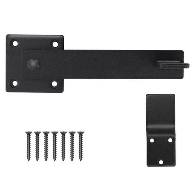 EIGTHTAIL Flip Latch Barn Door Fence Gate Latch Lock Heavy Duty Steel Double Gate Latch(Building & Hardware)