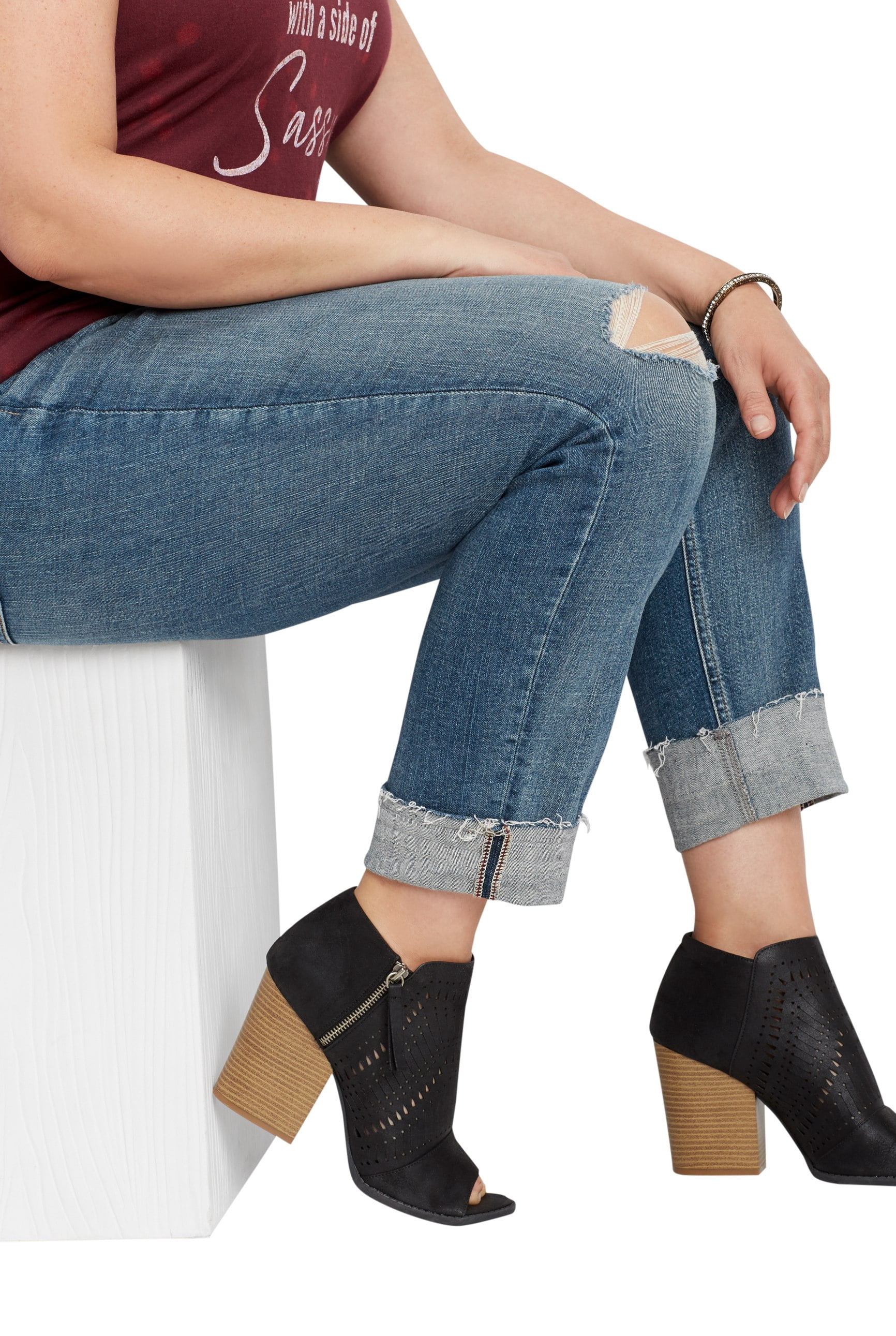 maurices Maurices Plus Boyfriend Jeans 