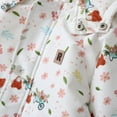 thumbnail image 4 of GYRATEDREAM Baby Clothes Newborn Boy Girl Snowsuit Winter Coats Infant Jumpsuit Bodysuits Hooded Warm Jacket for 12-18M White, 4 of 9