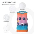 thumbnail image 3 of Sikiie Beach with Palm Trees Basketball Jersey Reversible Men's Mesh Athletic Sports Shirts Training Practice S-4XLLarge, 3 of 6
