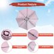thumbnail image 3 of Sombrero Paraguas con Banda de 26" [1 Pcs] - Sombrero de Sol Plegable Manos Libres para Pesca, Jardinería, Senderismo y Camping [Rojo Rosa], 3 of 7