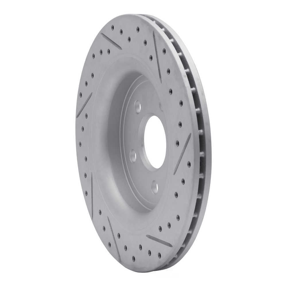Dynamic Friction Company 830-27060L DFC Geoperformance Rotor - Drilled and Slotted