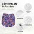 thumbnail image 6 of Picia Watercolor Butterflies Pattern Women's 2 in 1 Athletic Running Shorts High Waisted Workout Casual Gym Sweat Shorts with Comfy Liner Zipper Pockets-Medium, 6 of 9