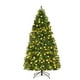 thumbnail image 1 of Árbol de Navidad Costway, preiluminado, 210 cm, 300 luces LED, Color verde, 1 of 3